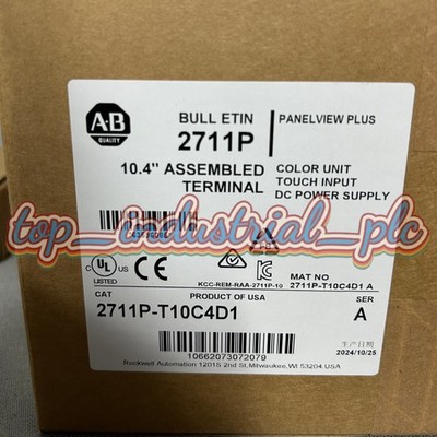 New Sealed  AB Panelview Plus 2711P-T10C4D1 10.4'' Color 2711PT10C4D1