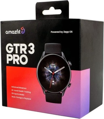 BRAND NEW AND SEALED Amazfit GTR 3 Pro Infinite Black Smart Watch