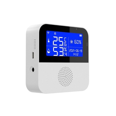 Temperatursensor Display externer Fühler Lcd N 2,4GHz WiFi Temperatursensor