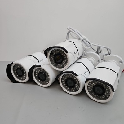 Set of 5 ZOSI ZG2612B Indoor and Outdoor Bullet Security Camera