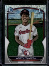 2023 Bowman Chrome #BCP-228 Welbyn Francisca 1st Mojo Refractor Guardians