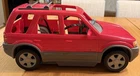 2002 Mattel Barbie FORD ESCAPE SUV Hybrid Red Car Adjustable Seats / Seatbelts