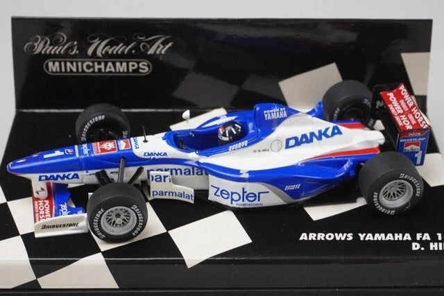 1:43 MINICHAMPS 430970001 Arrows Yamaha FA18 1997 #1 D.Hill model car - Image 3 of 4