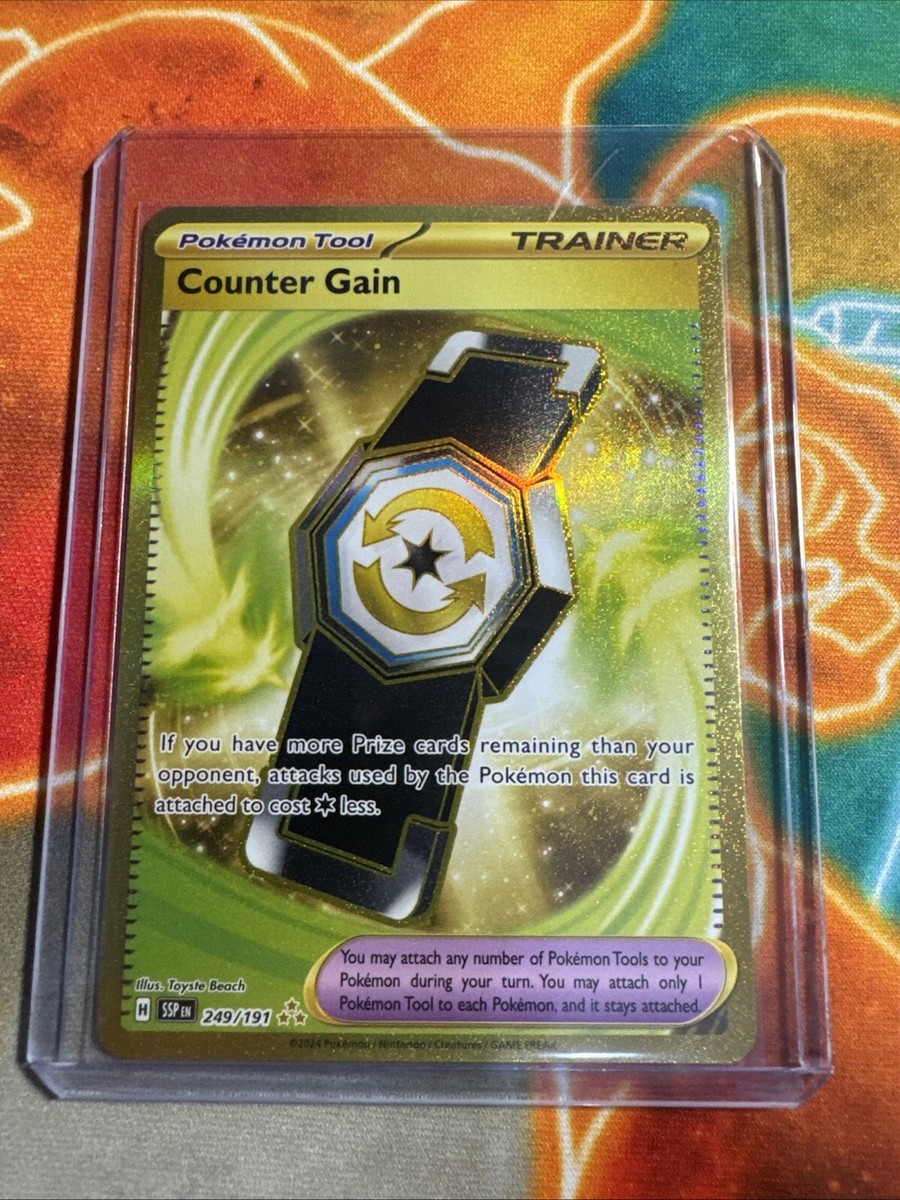 Pokemon TCG - Counter Gain 249/191 - Full Art - Surging Sparks - NM/M Pokemon TCG - Counter Gain 249/191 - Full Art - Surging Sparks - NM/M