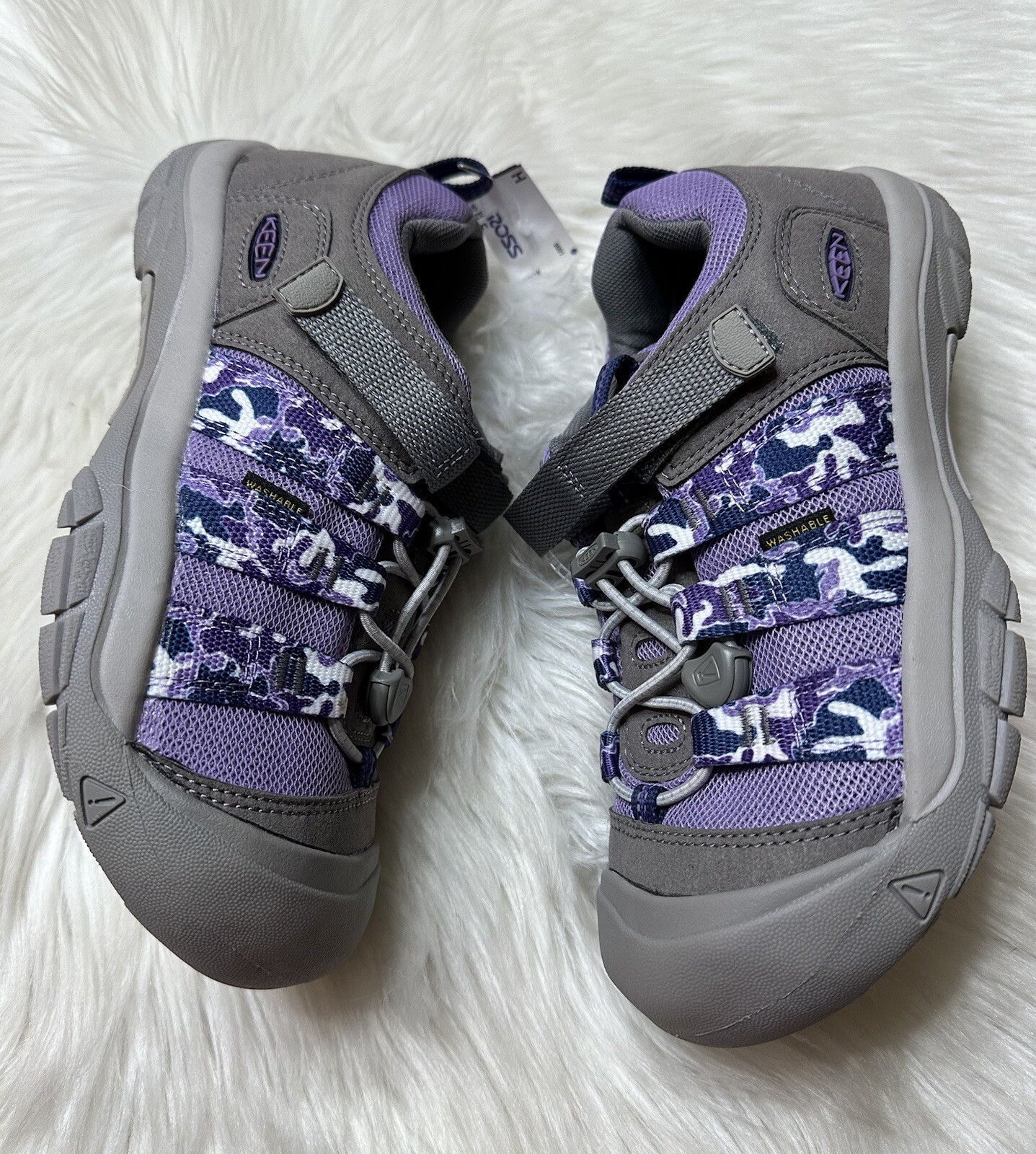 Scarpe Keen Kids taglia 5 da passeggio acqua punta chiusa viola lavabili bambina nuove con etichette