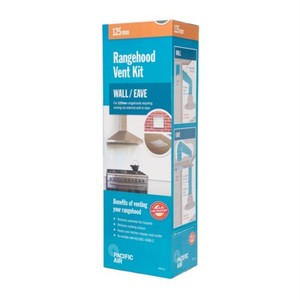 Pacific Air 125mm Rangehood Kit d'aération pour le mur ou l'Eave