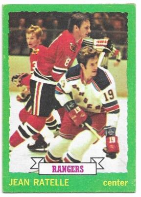 JEAN RATELLE 1973-74 Topps Hockey card #73 New York Rangers VG+/EX- | eBay