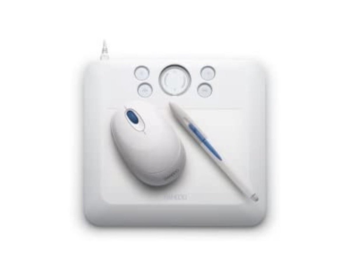 Bamboo Fun (Small) White Tablet with Pen, Mouse | eBay
