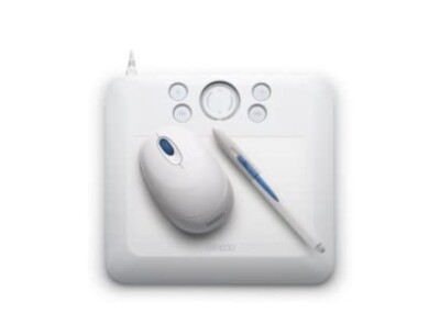 Bamboo Fun (Small) White Tablet with Pen, Mouse | eBay