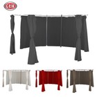 Seitenteil Pavillon rund ⌀3,5m wasserdicht Gartenpavillon Seitenwand Farbauswahl