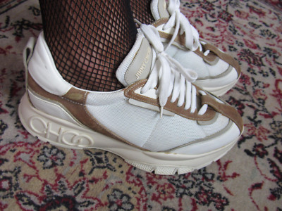 Damen Jimmy Choo Raine Sneaker 42 wie neu Neupreis 400 GBP