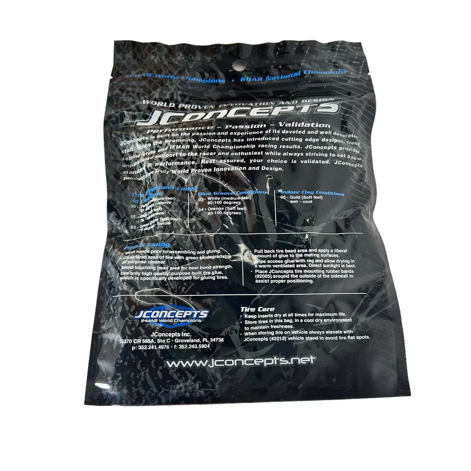 JConcepts Mono 2.2" RB6 Slim Front Wheel (4) White B6 #3376W New Sealed - Image 4 of 4