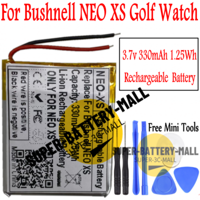 330mAh Repair Battery Rechargeable For Bushnell neo XS GPS Golf