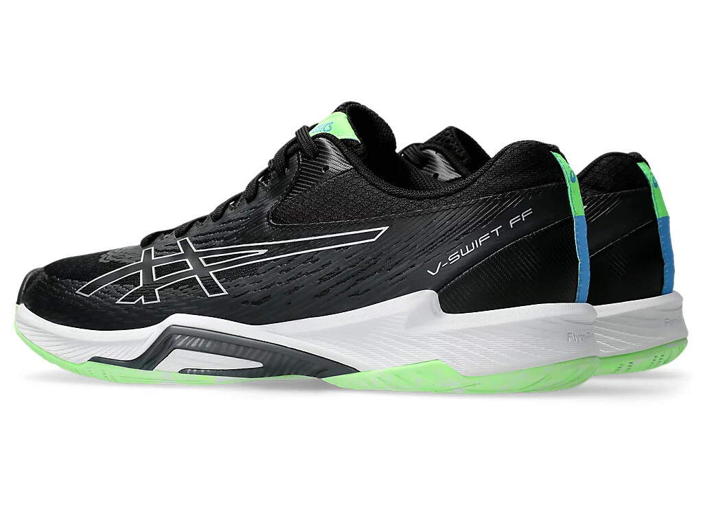 V-SWIFT FF 4 27㎝ Asics Volleyball Shoes V-SWIFT FF 4 Black/Pure Silver 1053A066 001