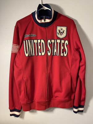 MONDETTA トラックジャケット Mondetta Track Jacket Men's Large Blue USA United States Patch