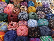 1000g Wollpaket  Sockenwolle (1kg/47,99€)  Garnpakete &-Sets Paket 4 fach Top 3v