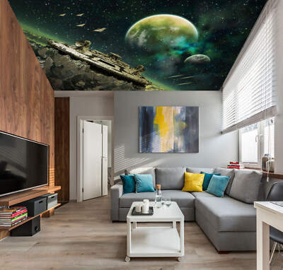 3D Planet A4036 Ceiling WallPaper Murals Wall Print Decal Deco AJ WALL Fay