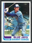 1982 Topps Baseball - #125 - Danny Ainge - Toronto Blue Jays