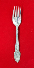Antique Tiffany & Co. Broomcorn Sterling Silver Fish Fork 6 3/4"