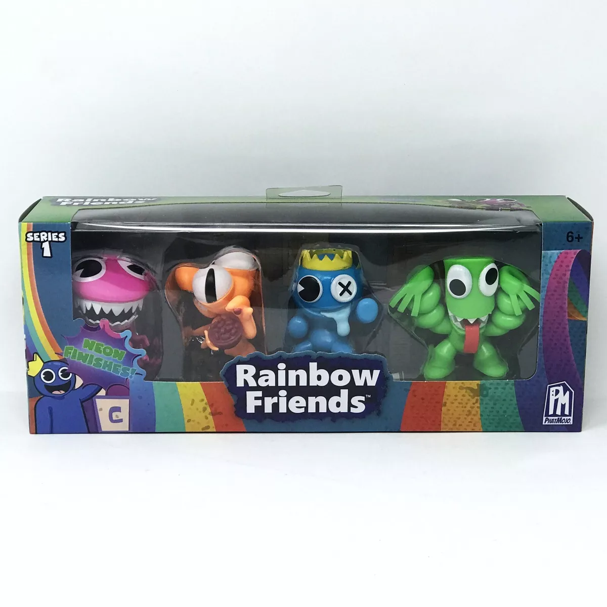 Roblox Rainbow Friends Mini Figure 4 Pack Red Orange Blue Green SERIES 1  NEW