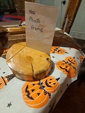 Pine Live Edge Photo Frame