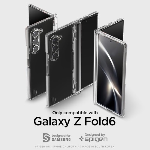 For Samsung Galaxy Z Fold 6 Case SPIGEN Ultra Hybrid Pro Cushion Hard PC Cover - Picture 8 of 52