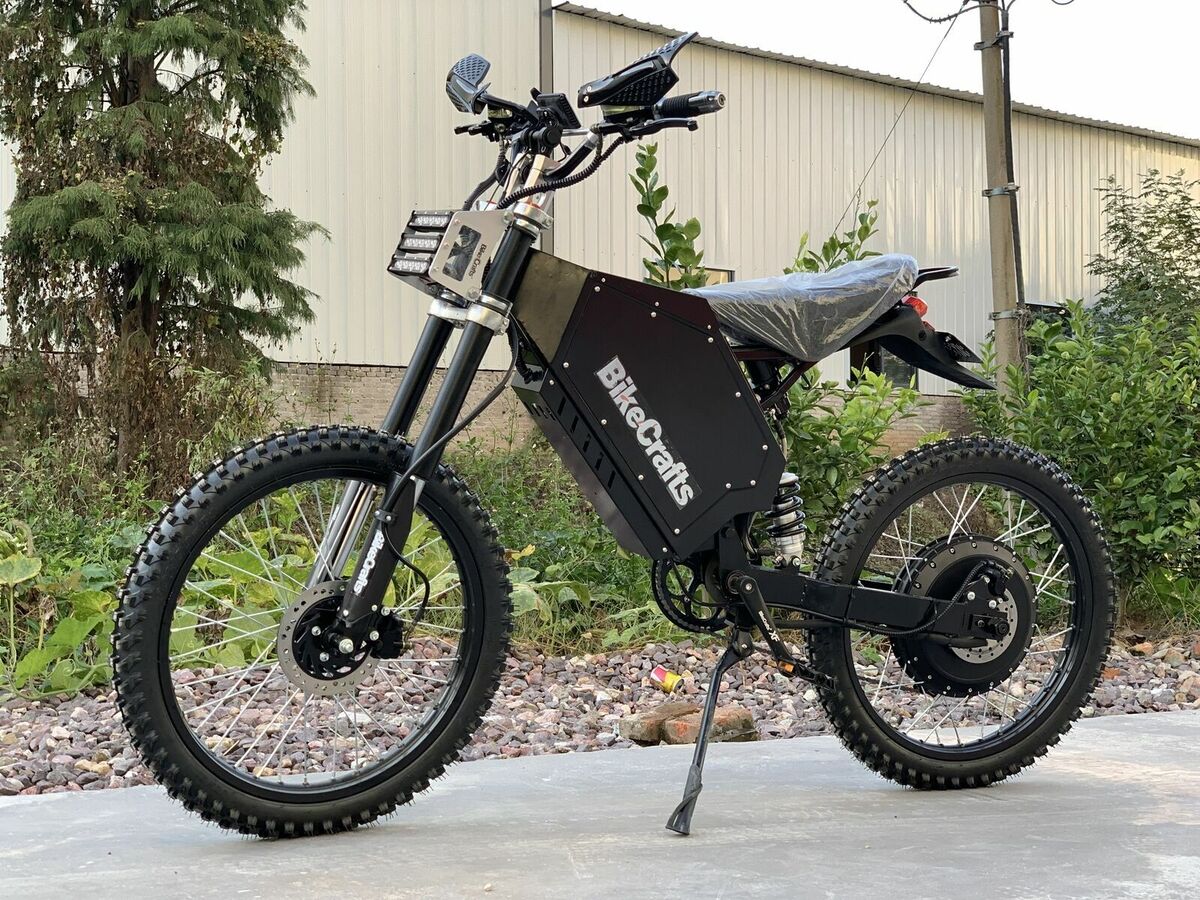 8000w Stealth Bomber Black Off-Road E-Bike 60MPH Sur-Ron, Segway Style USA BIKE eBay