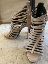 Pre-Owned Giuseppe Zanotti Patent and Suede Stilett
