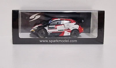 Modèle Auto Échelle 1:43 Spark Toyota Yaris Rally 1 WRC Ogier Monte Carlo 2022 - Photo 1/4
