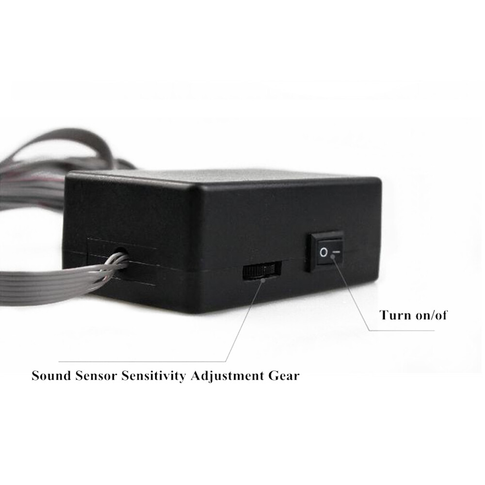 Car Dancing Music Rhythm LED Flash Light Sticker Sound Activated ...