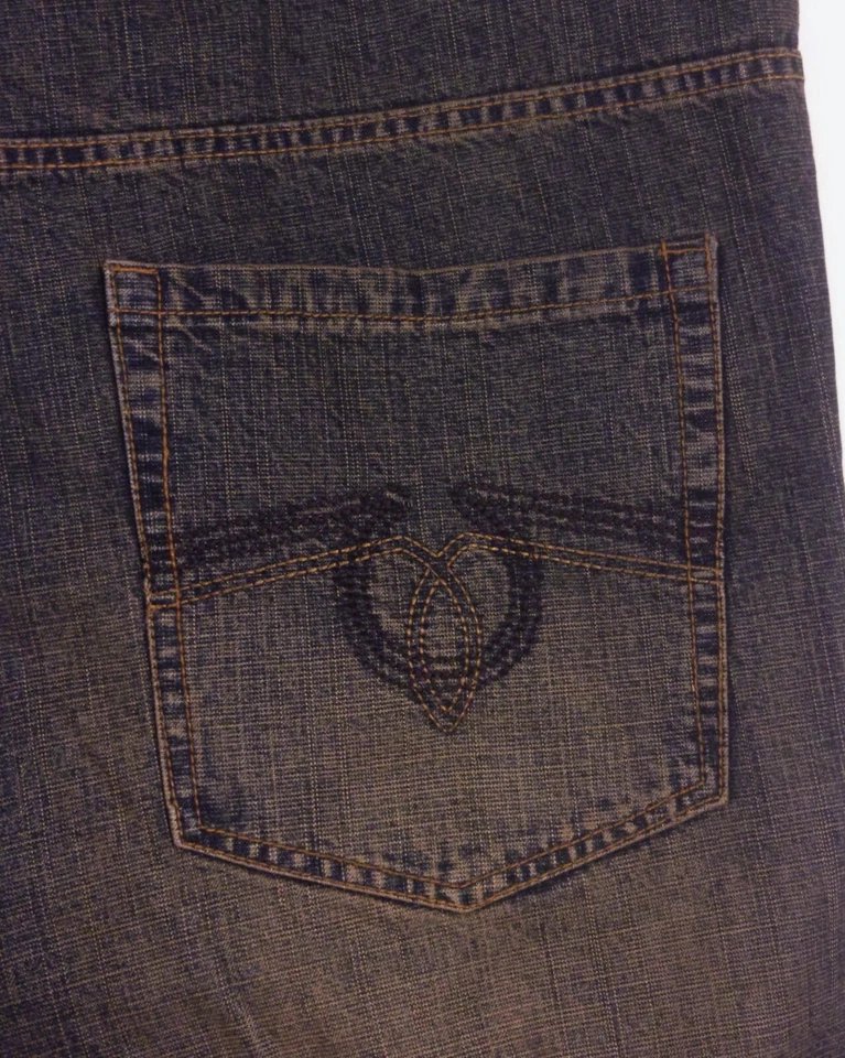 Pantalones de mezclilla holgados vintage años 00 Y2K Attitude rap hip hop ropa de calle 46 Foto 2 de 4