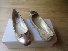 Jimmy Choo Whirl Python Ballet Flat Shoes Cap Toe Snakeskin sz 39.5 US 9 NEW