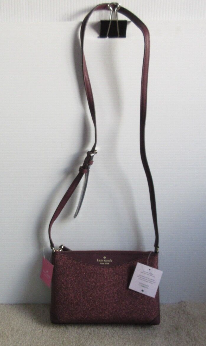 Kate Spade K4624 Glitter Fabric Deep Nova Crossbody Bag - New | eBay