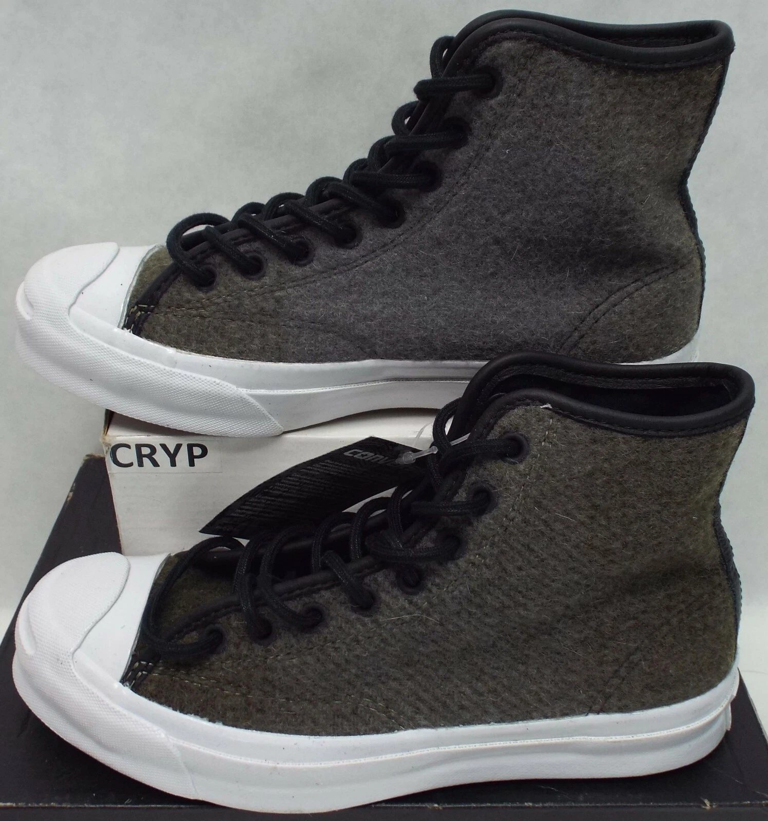Stivali donna nuovi 5 5 lana Converse Jack Purcell JP firmati hi juta $ 120 153880C