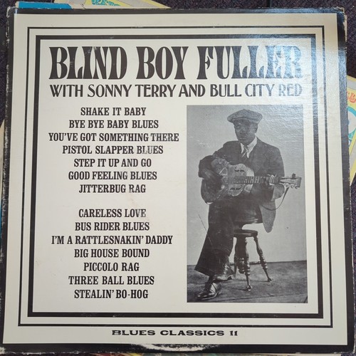 BLIND BOY FULLER with Sonny Terry & Bull City Red LP Record Album Free