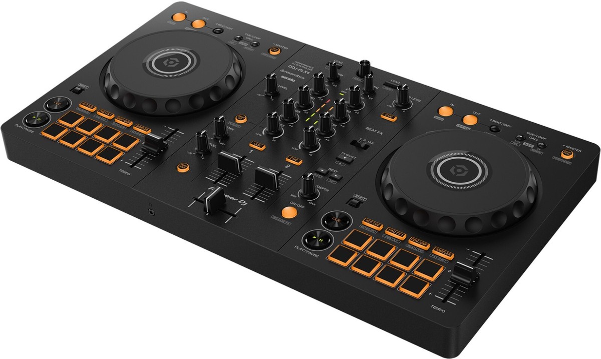 Pioneer DJ DDJ-FLX4 2-Deck Rekordbox and Serato DJ Controller