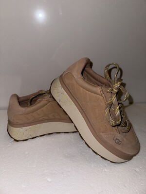 UGG Women's Marin Lace Logo Sneakers Arroyo 2' Platform Terry