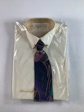 Toddler Henri Valdise Canary Long Sleeve Dress Shirt w/ Tie NEW