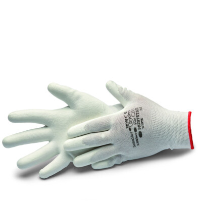 Schuller Handschuhe Paint Star weiß versch. Größen Malerhandschuhe, Feinstrickha