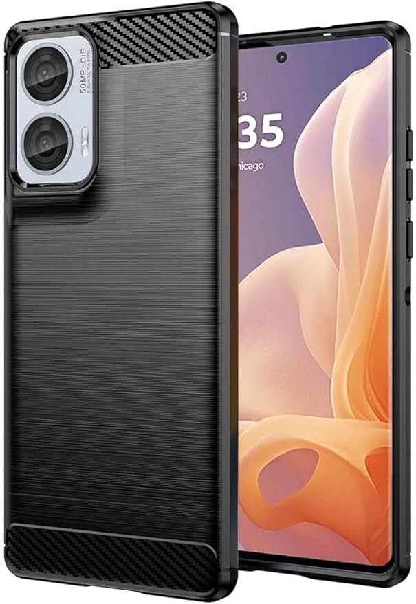 Custodia Moto G85 Floreale Custodia Motorola Moto G85 XINYEXIN - Trasparente Con Fiori, TPU Morbido Cover Antiurto TPU Motivo Floreale - Foto 4