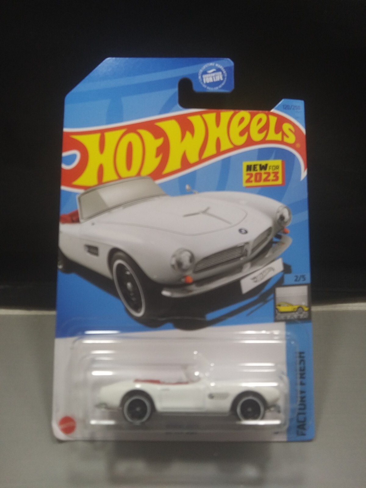 2023 HOT WHEELS BMW 507 CONVERTIBLE FACTORY FRESH #2/5 WHITE DIECAST 1:64 SCALE