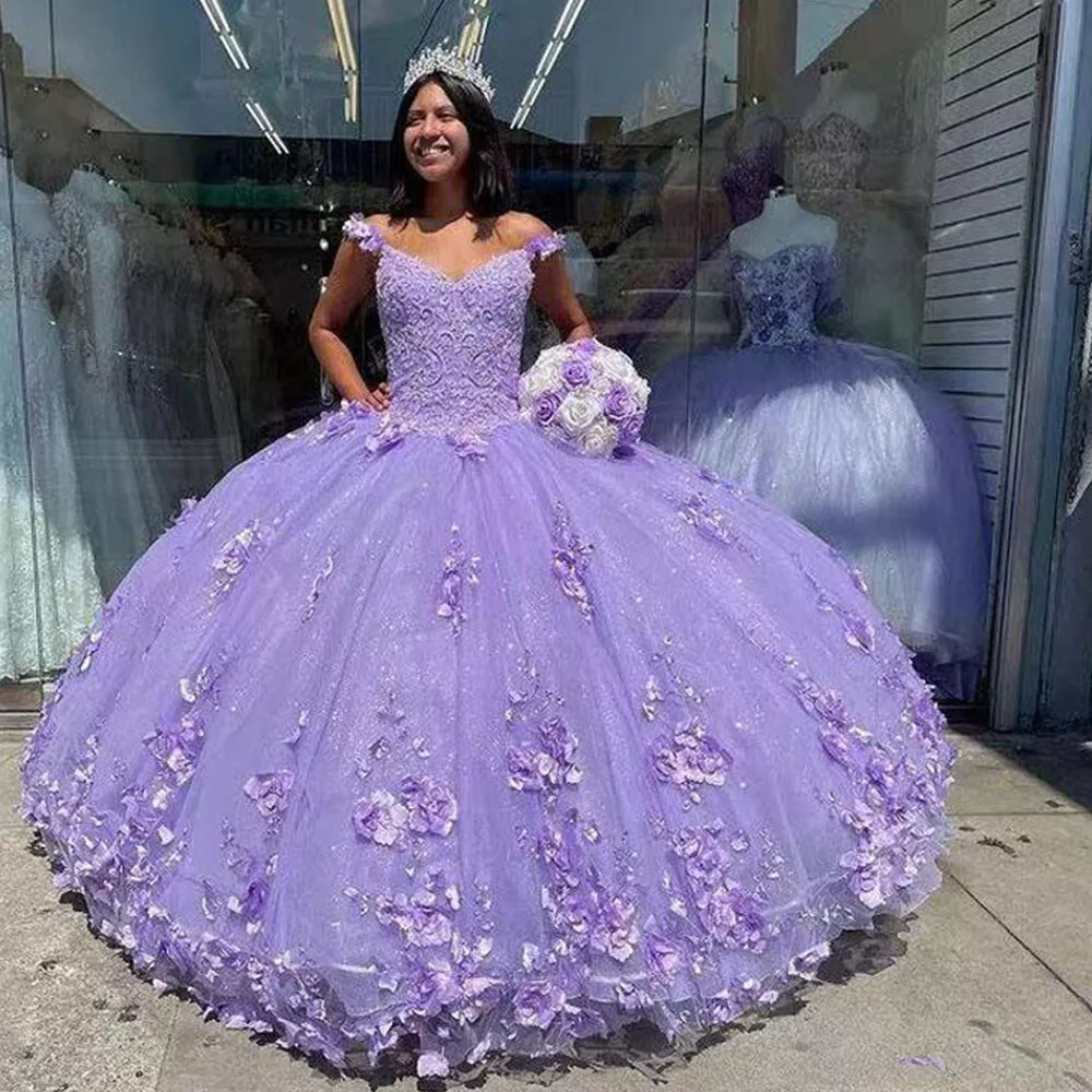 purple flower dress