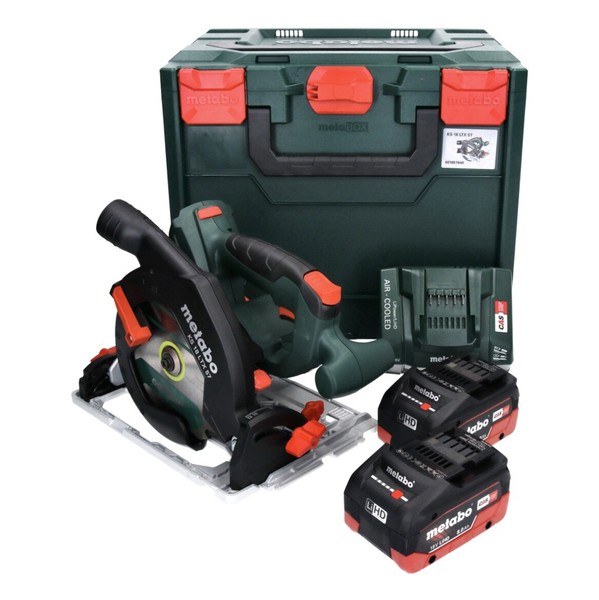 Metabo Ks 18 Ltx 57 Akku HandkreissäGe 18 V 165 Mm + 2X Akku + Lader 601857810-image