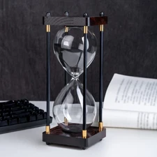 60 Minutes Hourglass Sand Timers,Large Sand Timer, Decorative Quiet Time Clock