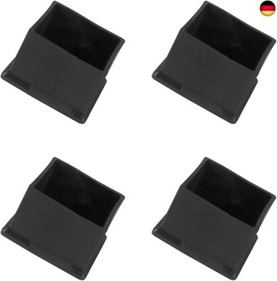METALLIXITY 4Stk Stuhlbeine Ende Abdeckung (60mmx60mm) Quadrat PVC Möbel Füße Ka
