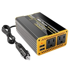 300W Car Power Inverter - DC 12V to 110V AC Car Plug Adapter