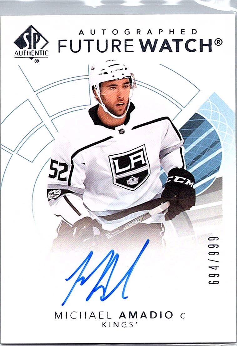 2017-18 SP Authentic #157 Michael Amadio #/999
