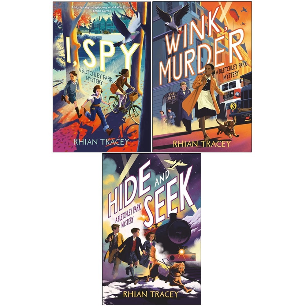 Bletchley Park Mysteries 3 Books Collection Set By Rhian Tracey Wink Murder,Spy