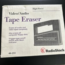 Realistic Radio Shack 44-233 High Power Audio & Video Tape Eraser USA