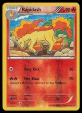 Rapidash 17/114 Uncommon Steam Siege Pokemon Reverse Holo Near Mint
